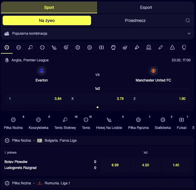 Zakłady sportowe Slotoro